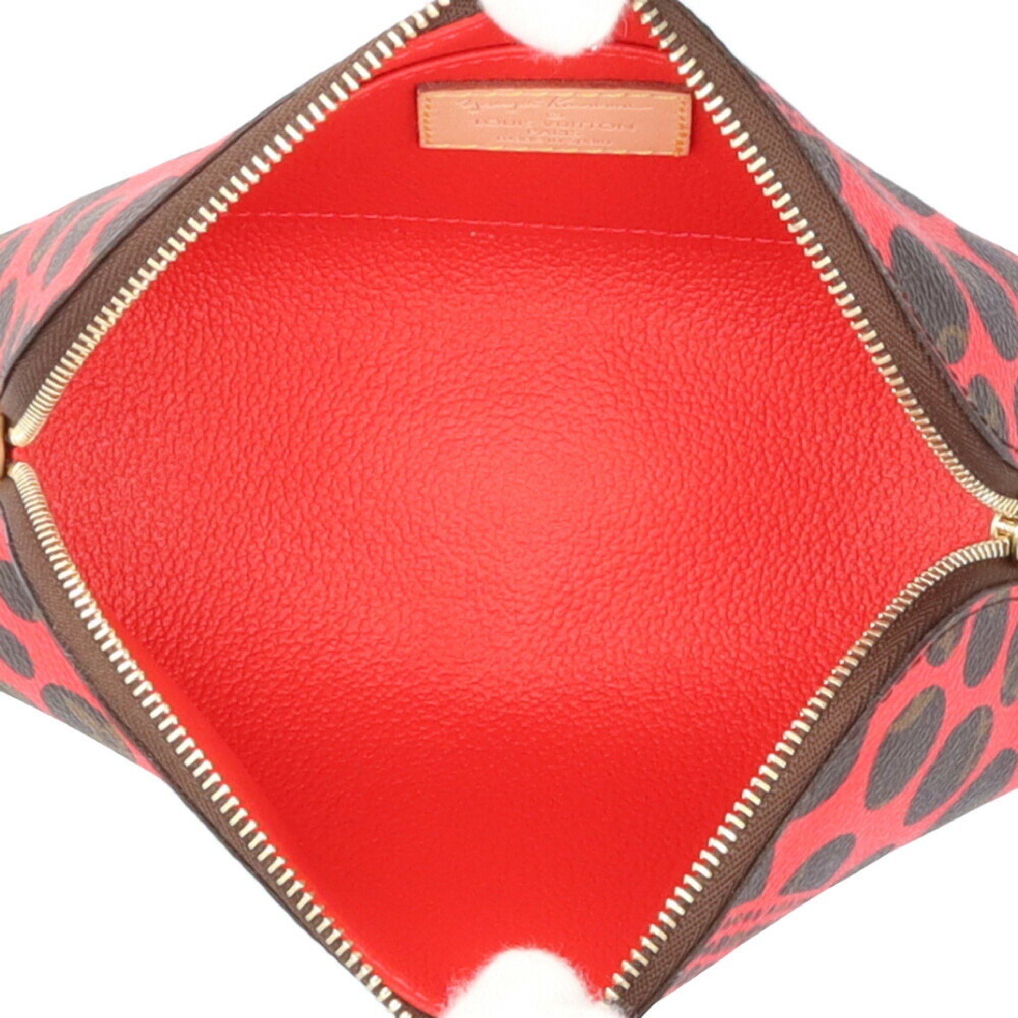 Louis Vuitton Yayoi Kusama Collaboration Pochette Tick Pouch Monogram Canvas M47347 Women's LOUIS VUITTON