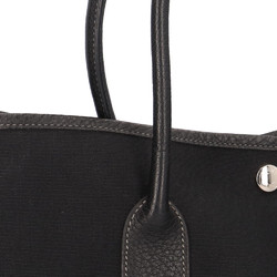 Hermes Garden PM Tote Bag Canvas Black Women's HERMES