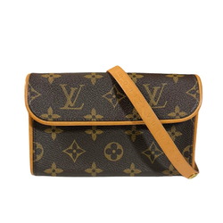 Louis Vuitton Pochette Florentine Monogram Waist Bag Canvas M51855 Brown Women's LOUIS VUITTON