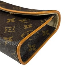 Louis Vuitton Pochette Florentine Monogram Waist Bag Canvas M51855 Brown Women's LOUIS VUITTON