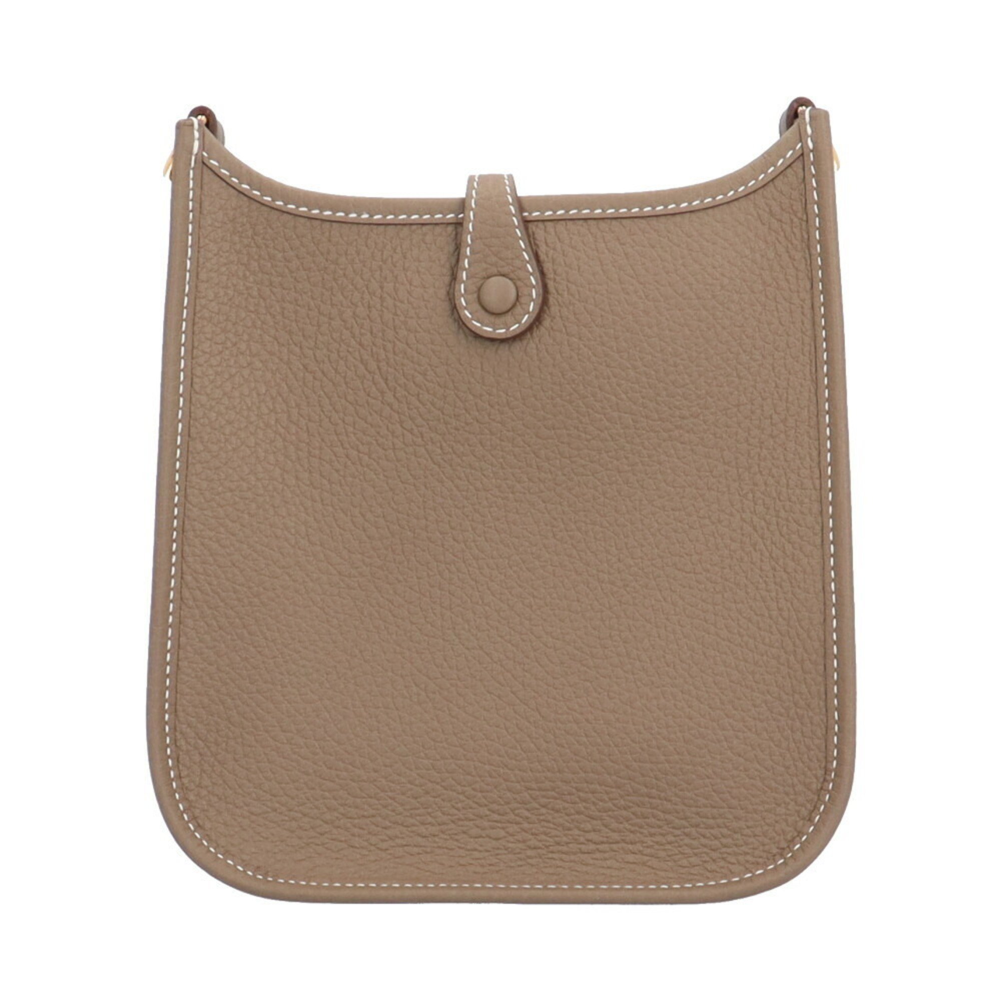 Hermes Evelyn TPM Shoulder Bag Togo Beige Women's HERMES