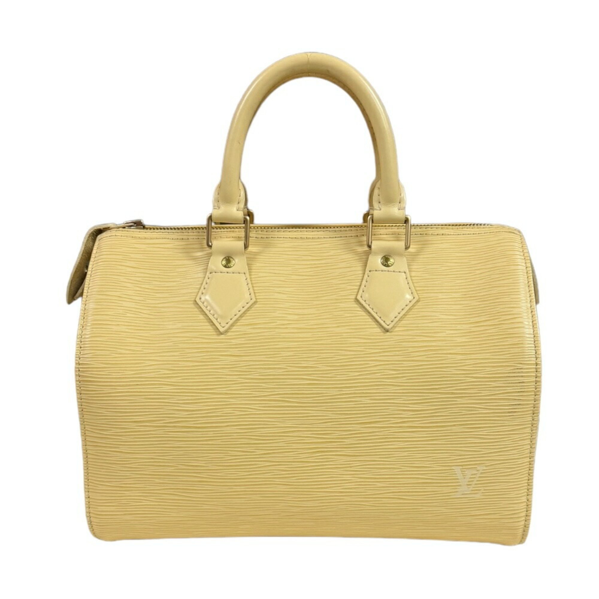 Louis Vuitton Speedy 25 Epi Handbag Leather M4301A Yellow Women's LOUIS VUITTON