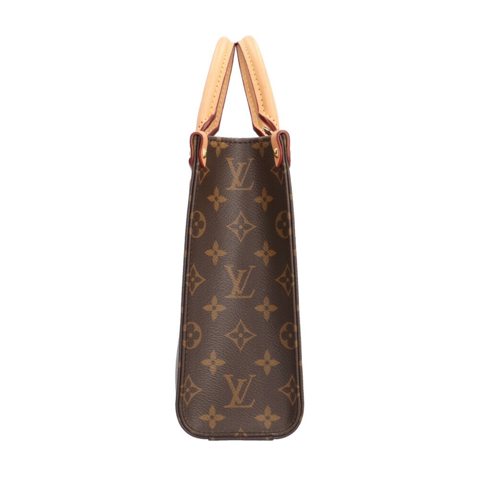 Louis Vuitton Sac Plat BB Monogram Shoulder Bag Canvas M45847 Brown Women's LOUIS VUITTON