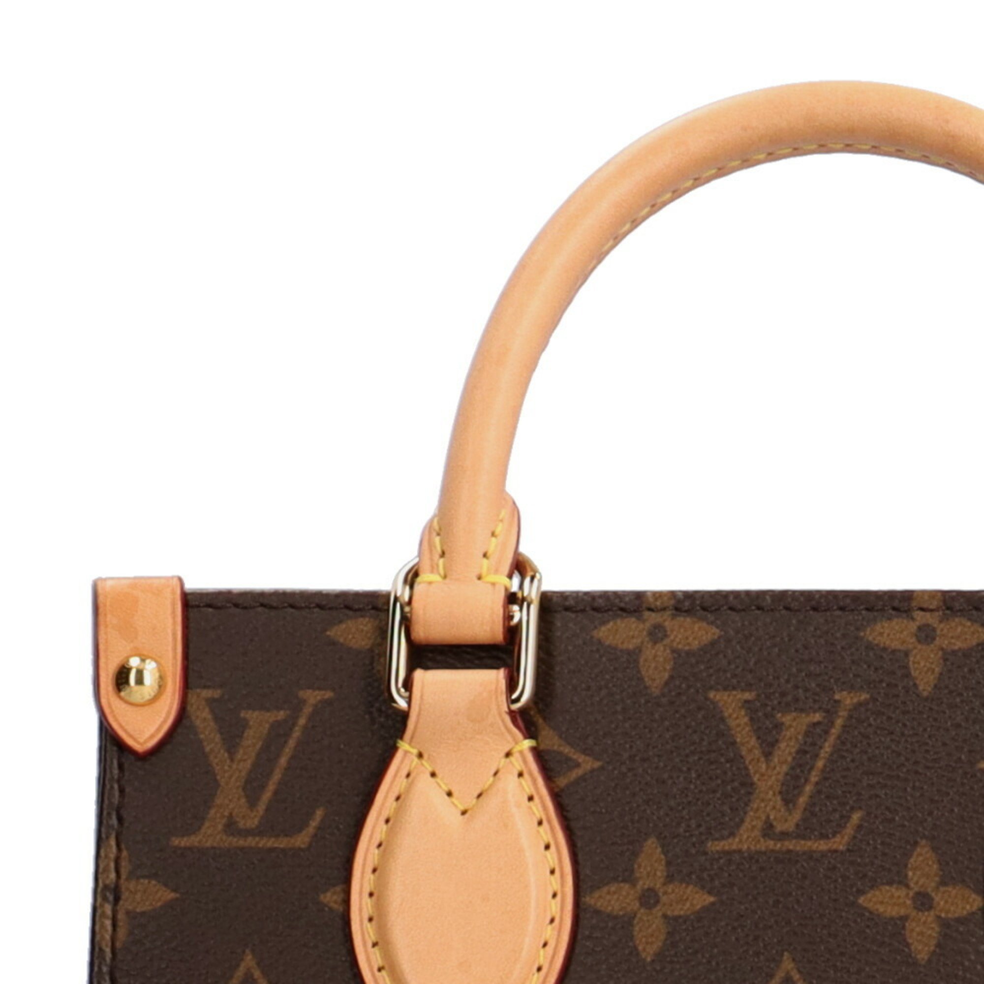 Louis Vuitton Sac Plat BB Monogram Shoulder Bag Canvas M45847 Brown Women's LOUIS VUITTON