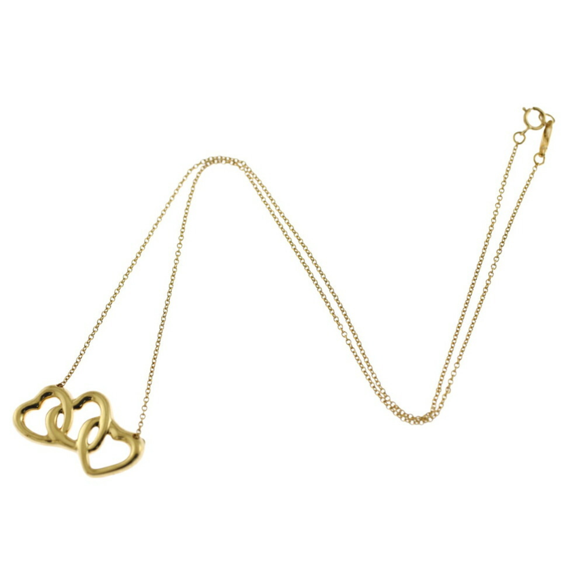 Tiffany Triple Heart Necklace 18K Gold Women's TIFFANY&Co.