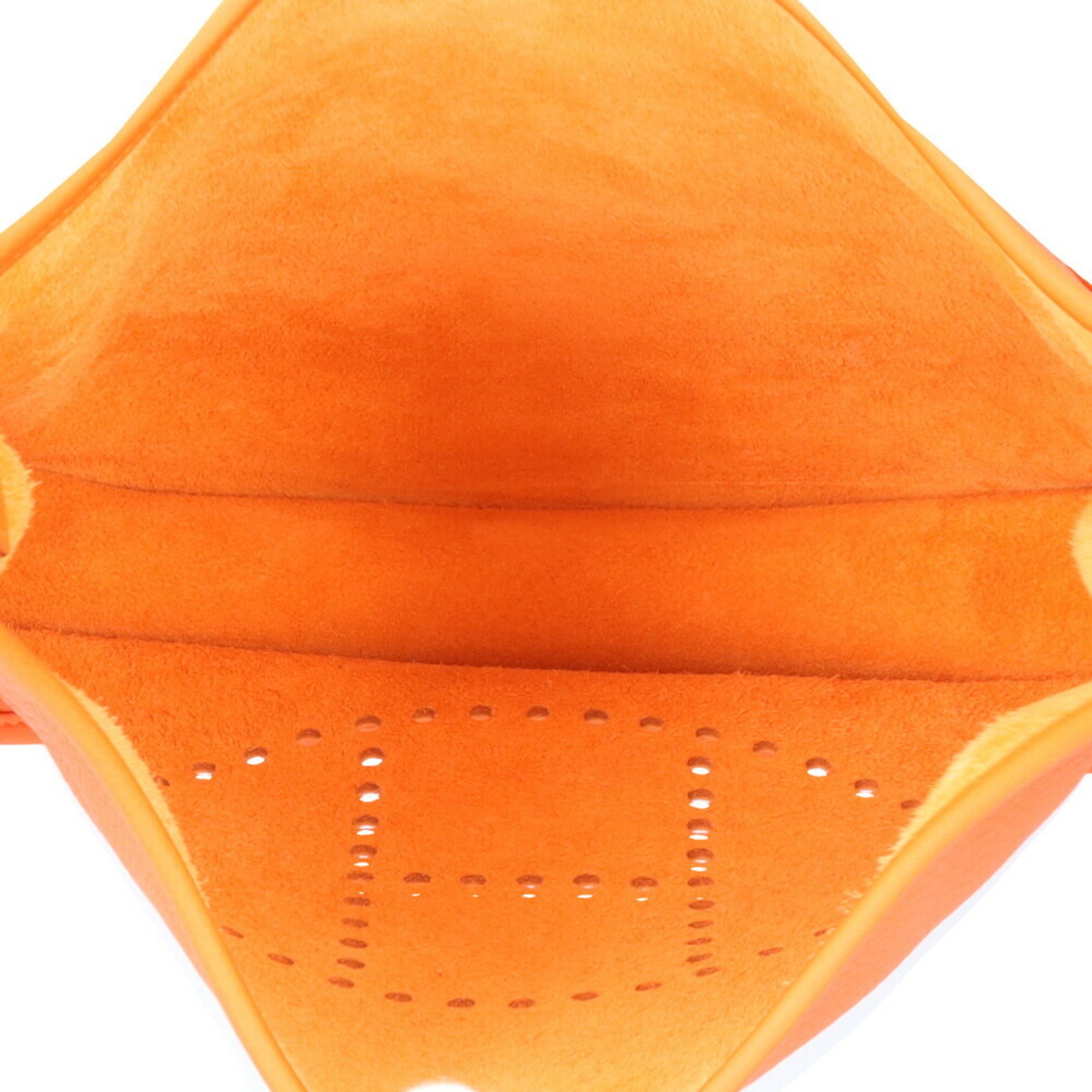 Hermes Evelyn IIIPM Shoulder Bag Taurillon Clemence Orange Women's HERMES