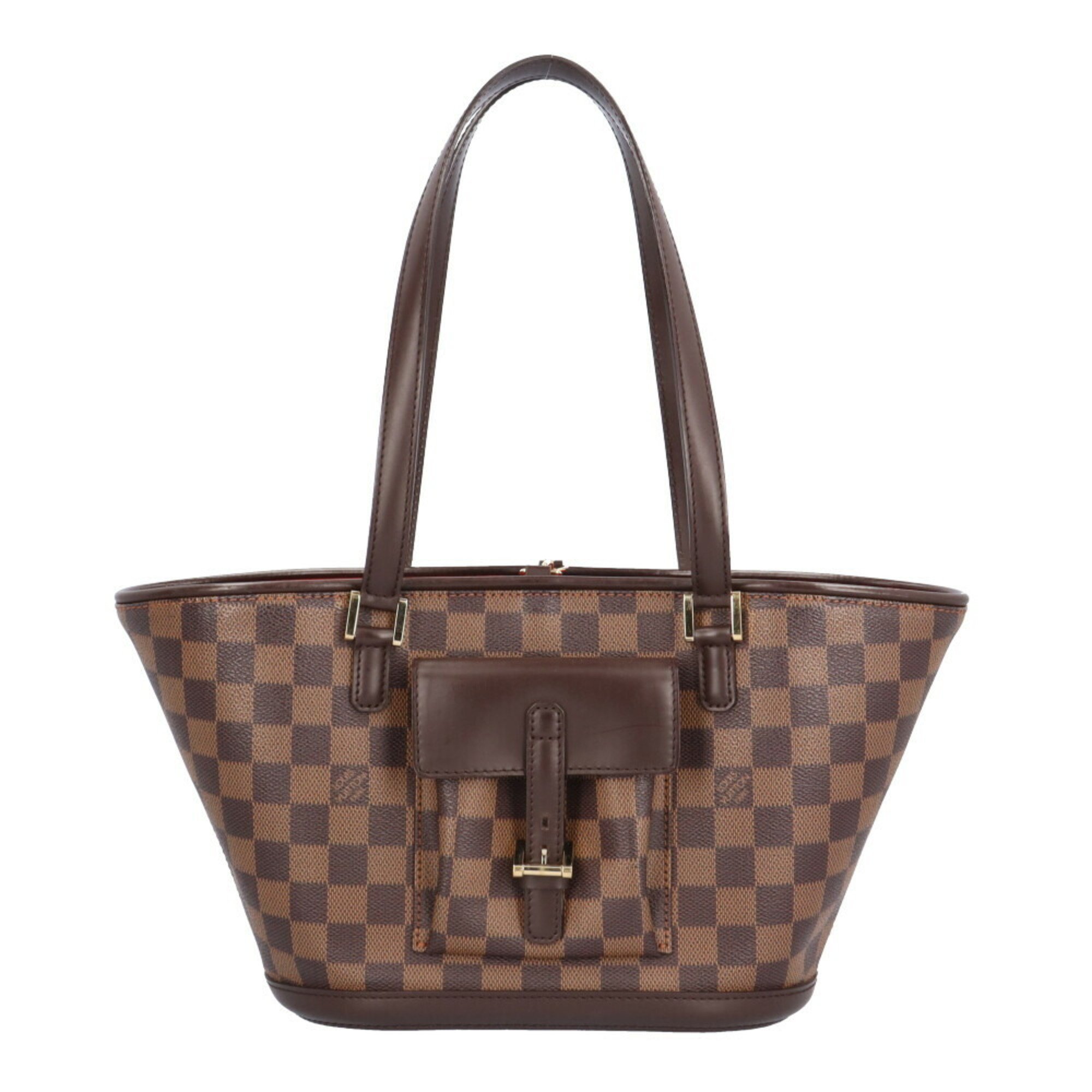 Louis Vuitton Manosque PM Damier Shoulder Bag Canvas N51121 Brown Women's LOUIS VUITTON