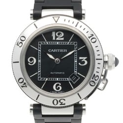 Cartier Pasha Seatimer Watch, Stainless Steel W31077U2, Hand-wound, Men's, CARTIER, Overhauled