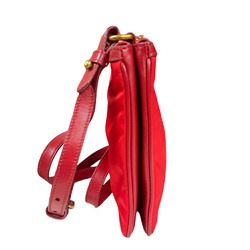 Prada Shoulder Bag Nylon 1BH046 Red Women's PRADA