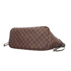 Louis Vuitton Neverfull MM Damier Tote Bag Canvas N51105 Brown Women's LOUIS VUITTON