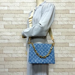 Louis Vuitton Coussin PM Monogram Denim Shoulder Bag M24564 Blue Women's LOUIS VUITTON