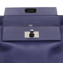 Hermes Sac Vingt Quatre 29 Shoulder Bag Swift Blue Women's HERMES 2way