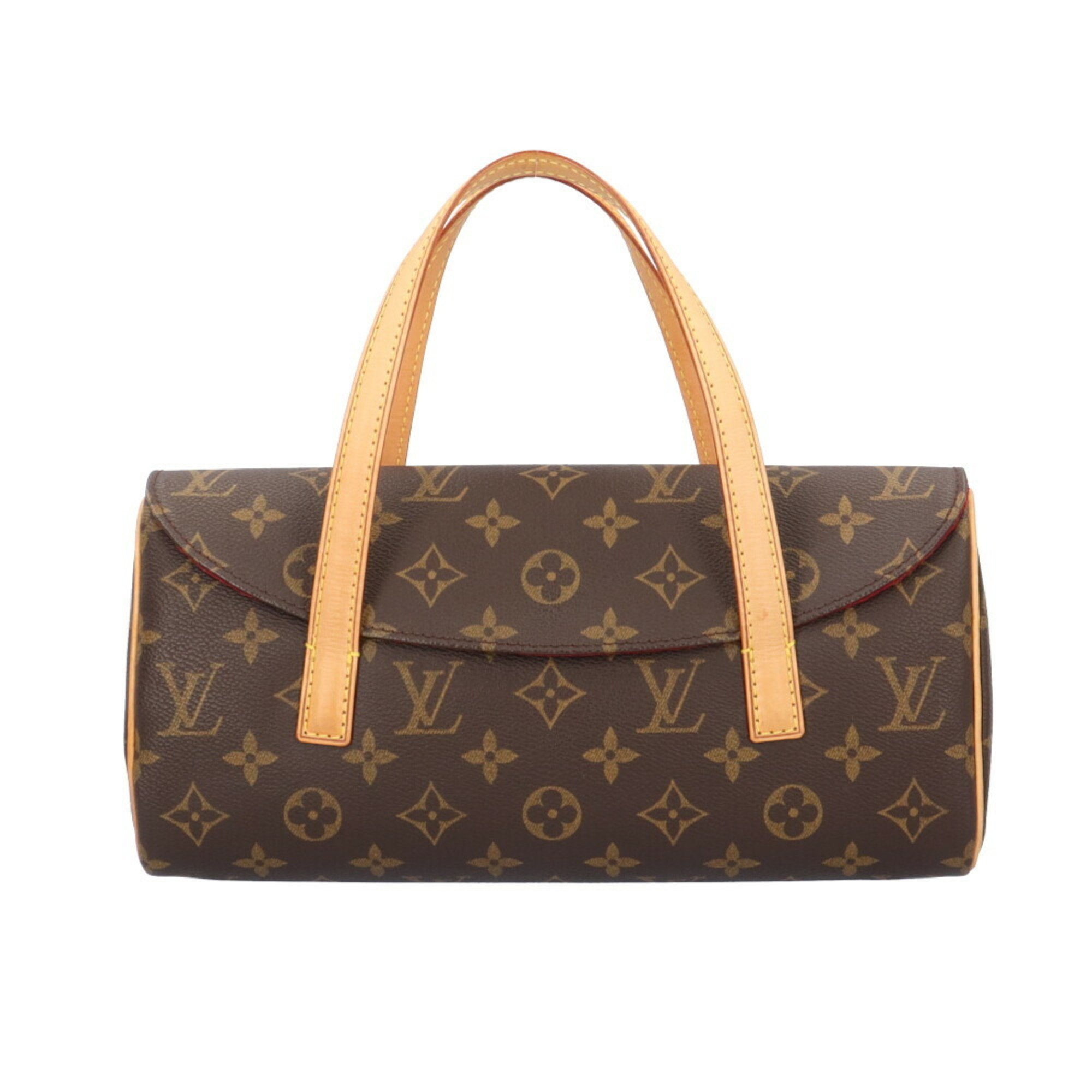 Louis Vuitton Sonatine Monogram Handbag Canvas M51902 Brown Women's LOUIS VUITTON