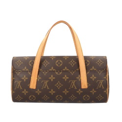 Louis Vuitton Sonatine Monogram Handbag Canvas M51902 Brown Women's LOUIS VUITTON