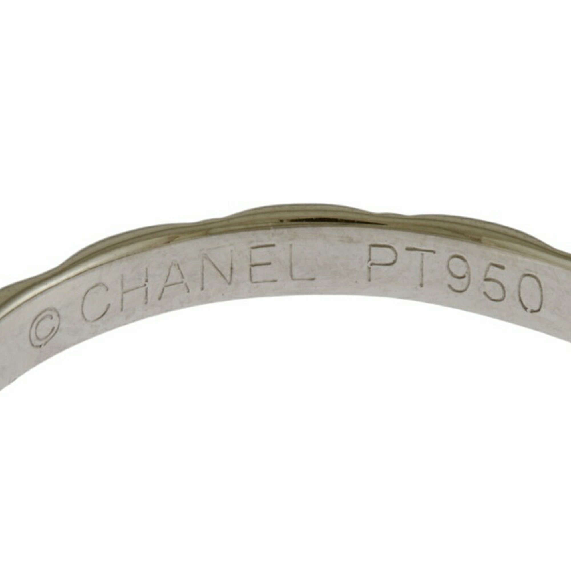 Chanel Matelasse Ring, Chanel, size 18, Pt950 platinum, men's, CHANEL