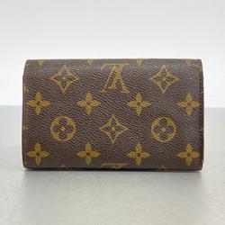 Louis Vuitton Wallet Monogram Porto Monone Zip M61735 Brown Men's Women's