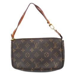 Louis Vuitton Pouch Monogram Pochette Accessoires M51980 Brown Women's