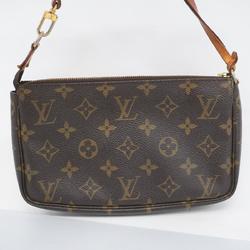 Louis Vuitton Pouch Monogram Pochette Accessoires M51980 Brown Women's