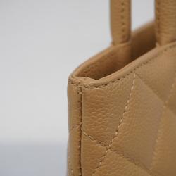 Chanel Tote Bag, Reproduction Tote, Caviar Skin, Beige, Women's