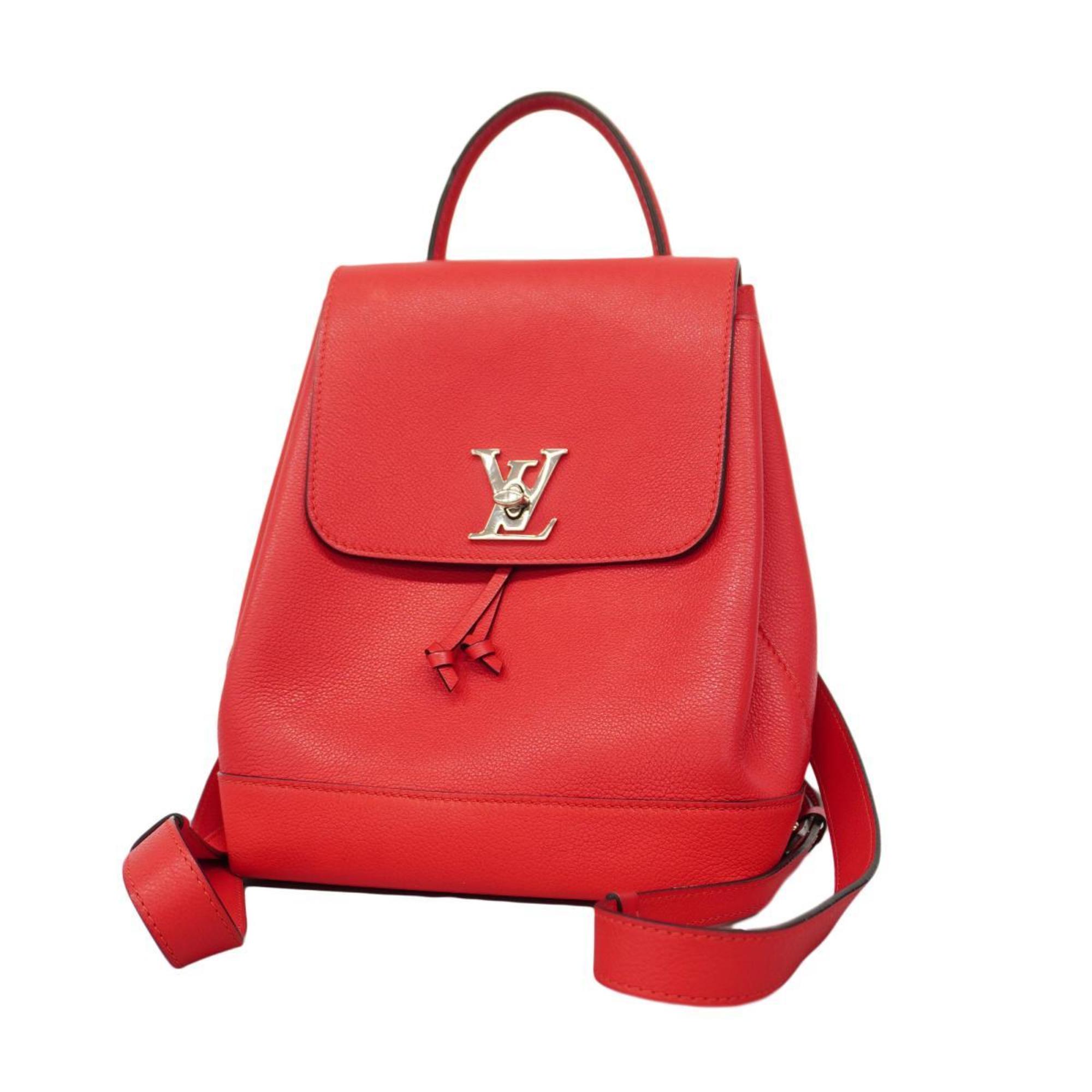 Louis Vuitton Rucksack Taurillon Rock Me Backpack M41814 Red Women's