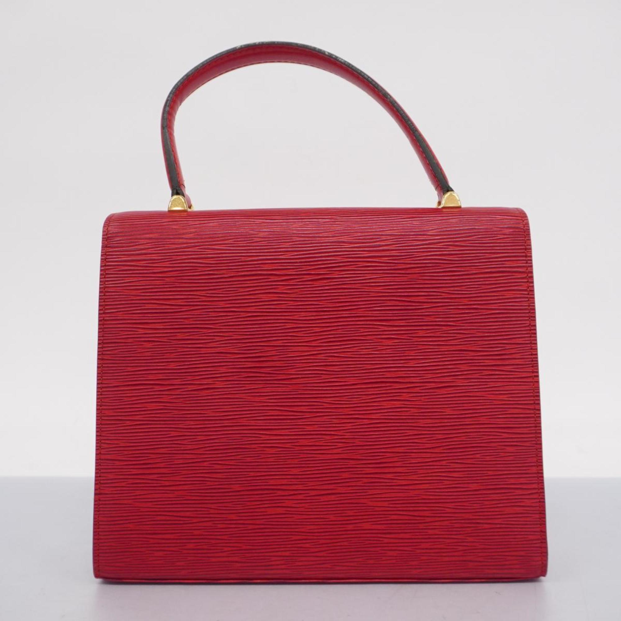 Louis Vuitton Handbag Epi Malesherbes M52377 Castilian Red Ladies