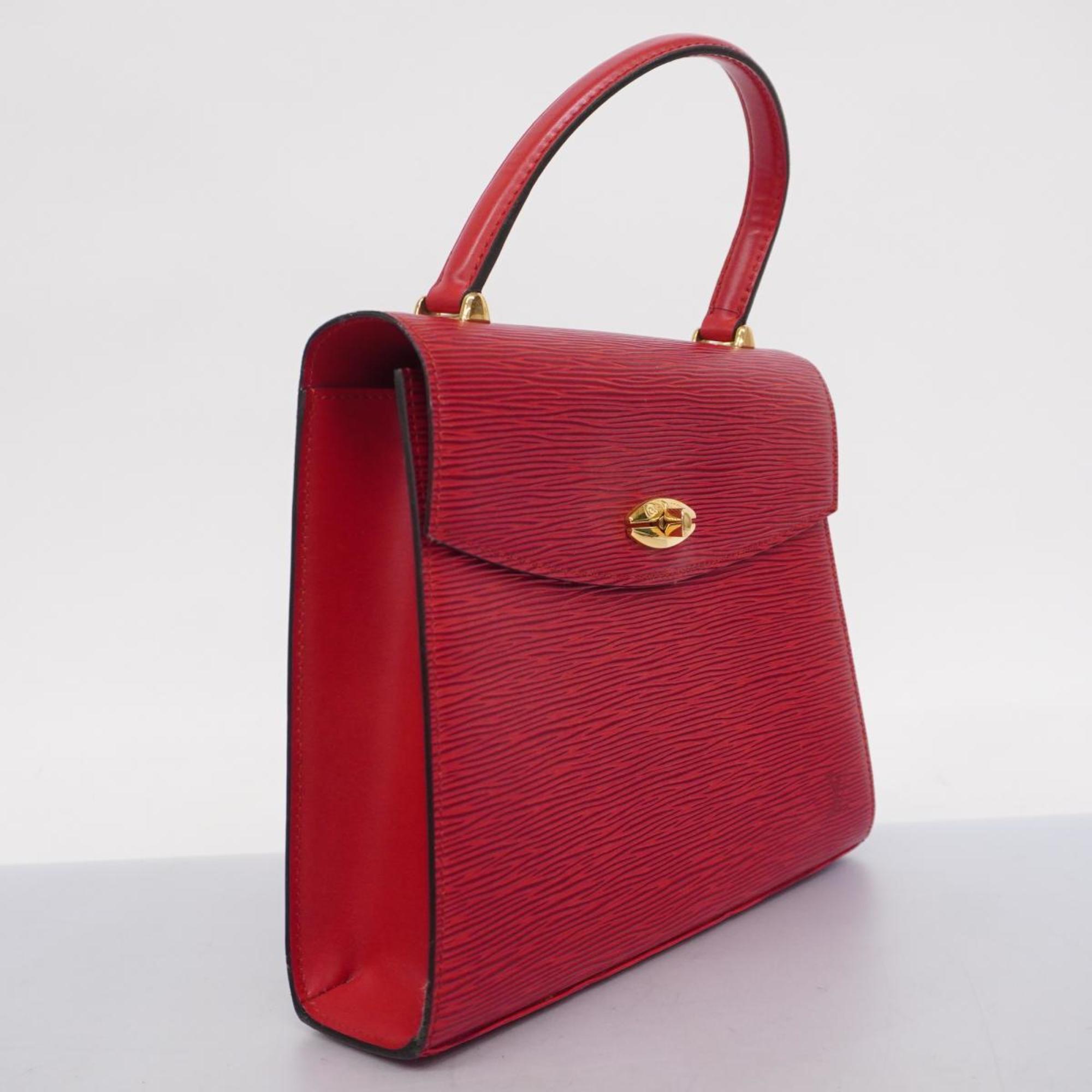 Louis Vuitton Handbag Epi Malesherbes M52377 Castilian Red Ladies