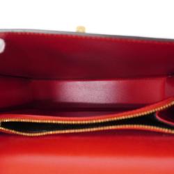 Louis Vuitton Handbag Epi Malesherbes M52377 Castilian Red Ladies