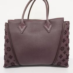 Louis Vuitton Tote Bag Monogram Velour WPM Tuftage Purple Ladies