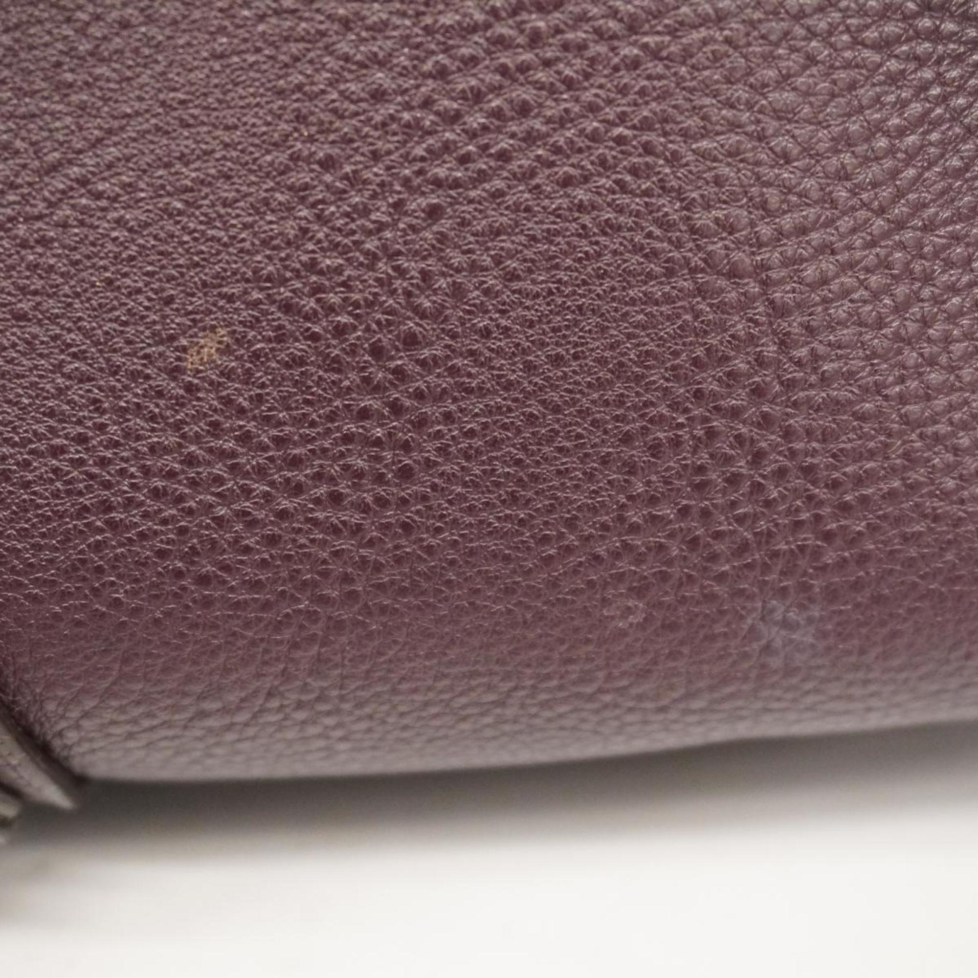 Louis Vuitton Tote Bag Monogram Velour WPM Tuftage Purple Ladies