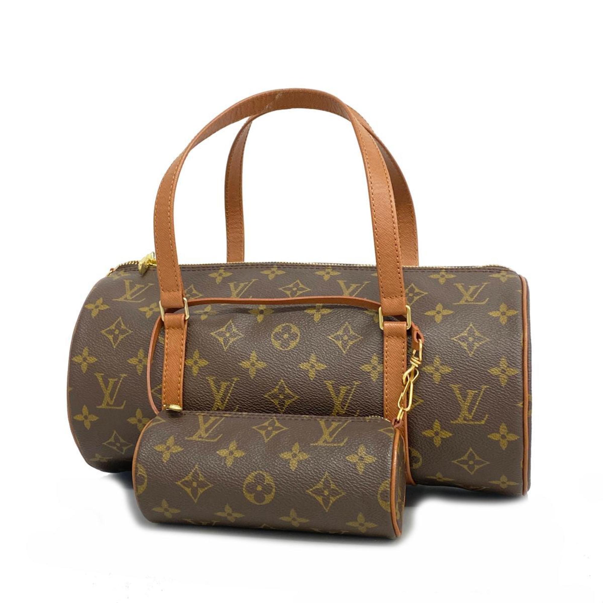 Louis Vuitton handbag Monogram Papillon 30 M51385 Brown ladies