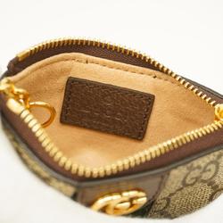 Gucci Wallet/Coin Case Ophidia 671722 Brown Beige Women's