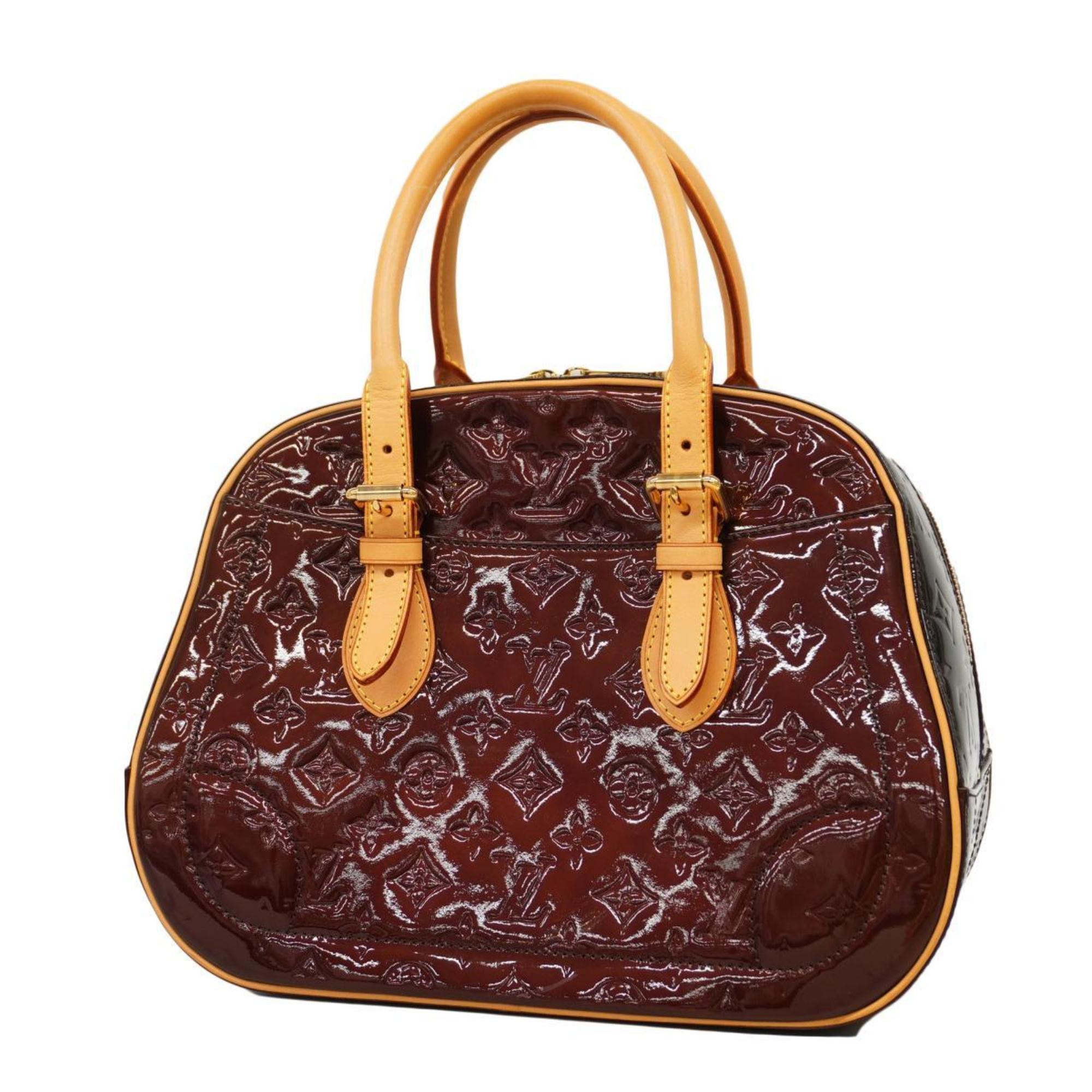 Louis Vuitton Handbag Vernis Summit Drive M93516 Amaranth Women's