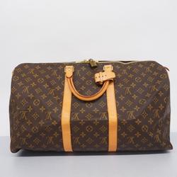 Louis Vuitton Boston Bag Monogram Keepall 50 M41426 Brown Men's Women's