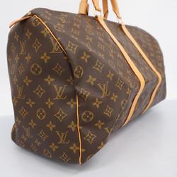 Louis Vuitton Boston Bag Monogram Keepall 50 M41426 Brown Men's Women's