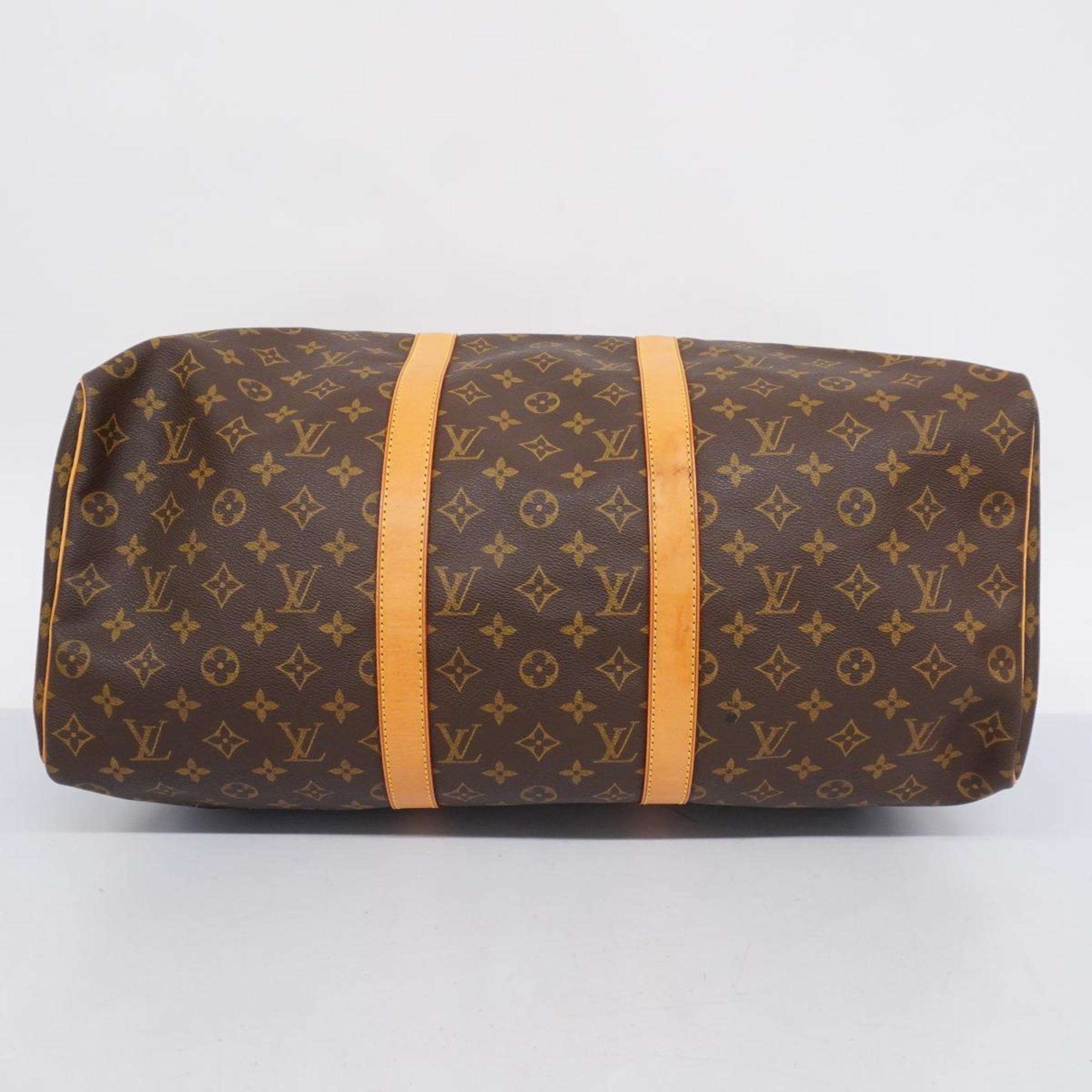 Louis Vuitton Boston Bag Monogram Keepall 50 M41426 Brown Men's Women's