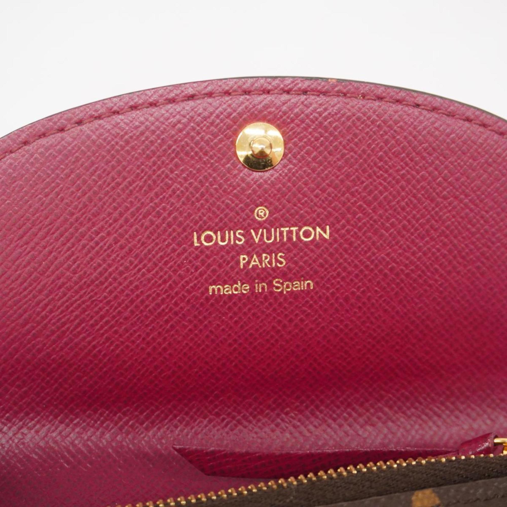 Louis Vuitton Wallet/Coin Case Monogram Porto Monnaie Rosari M41939 Fuchsia Women's