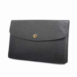 Louis Vuitton Clutch Bag Epi Montaigne 27 M52652 Noir Men's Women's