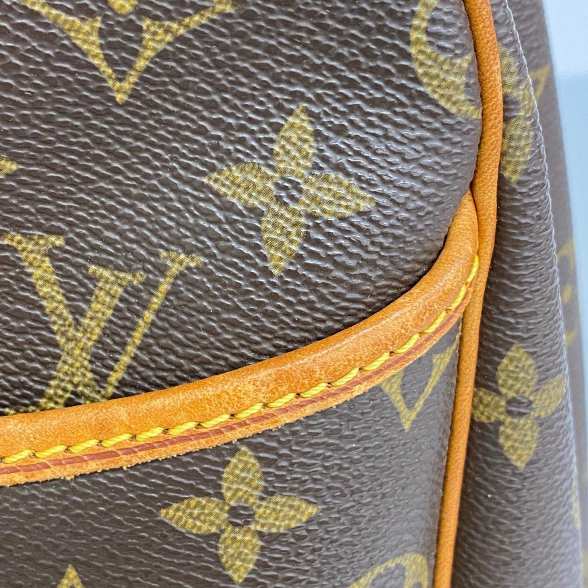 Louis Vuitton Handbag Monogram Deauville M47270 Brown Ladies