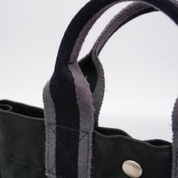 Hermes Tote Bag Foult PM Canvas Black Women's