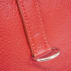 Hermes Shoulder Bag Trim 35 □F Stamped Taurillon Clemence Rouge vif Women's