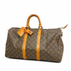 Louis Vuitton Boston Bag Monogram Keepall 45 M41428 Brown Men's Women's