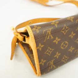 Louis Vuitton Shoulder Bag Monogram Popincouron M40008 Brown Ladies