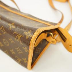 Louis Vuitton Shoulder Bag Monogram Popincouron M40008 Brown Ladies