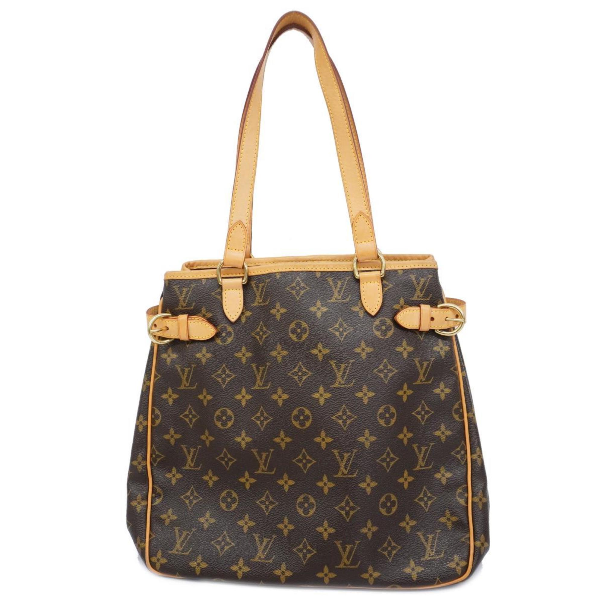 Louis Vuitton Shoulder Bag Monogram Batignolles Vertical M51153 Brown Women's