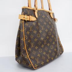 Louis Vuitton Shoulder Bag Monogram Batignolles Vertical M51153 Brown Women's