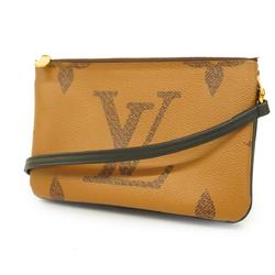 Louis Vuitton Shoulder Bag Monogram Giant Pochette Double Zip M69203 Brown Women's