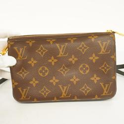 Louis Vuitton Shoulder Bag Monogram Giant Pochette Double Zip M69203 Brown Women's