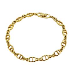 Christian Dior Bracelet CD GP Plated Gold Women's