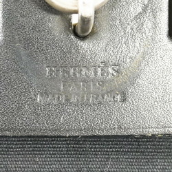 Hermes Handbag Airbag PM □D Stamp Toile Officier Black Ladies