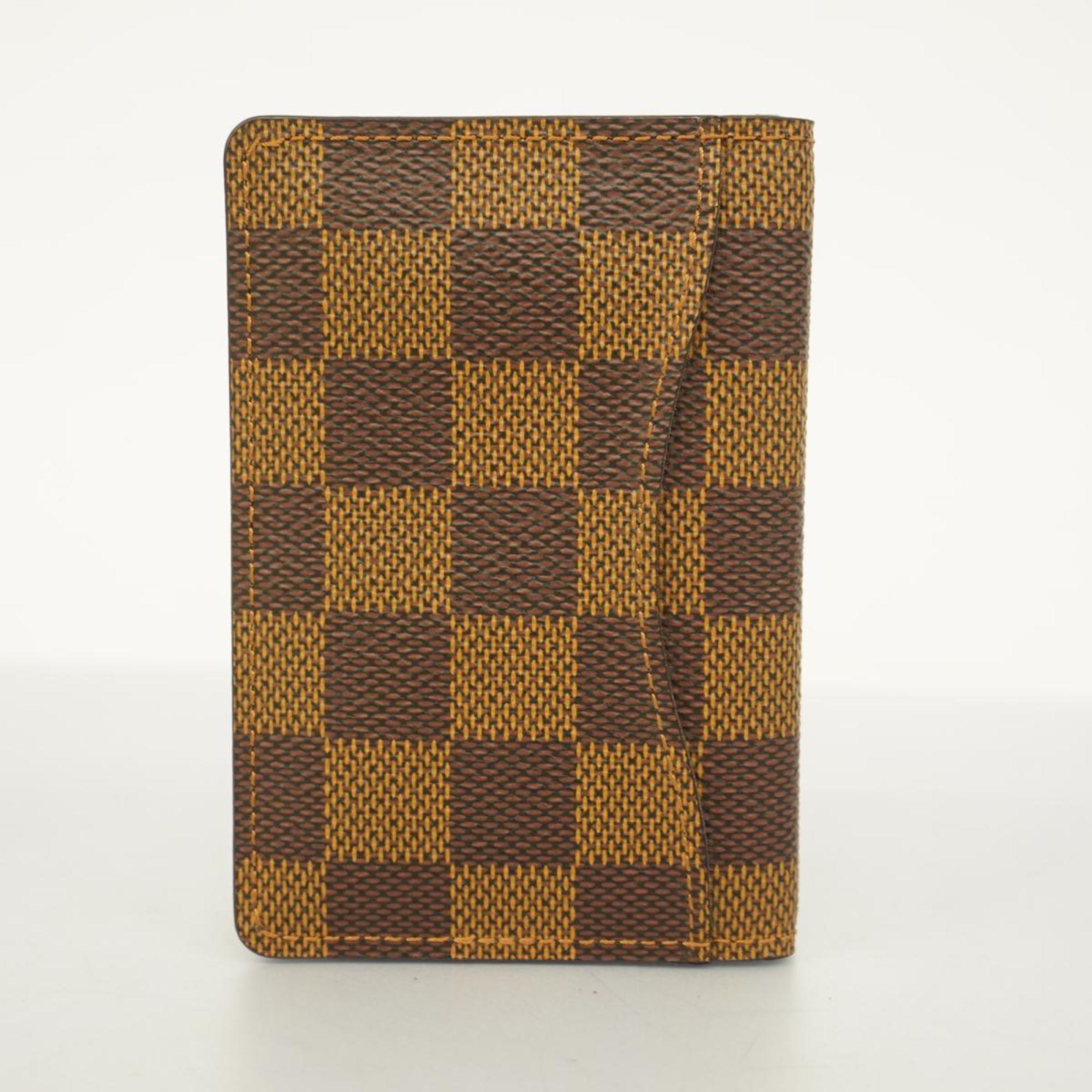 Louis Vuitton Business Card Holder Damier Organizer de Poche N61721 Ebene Men's Women's